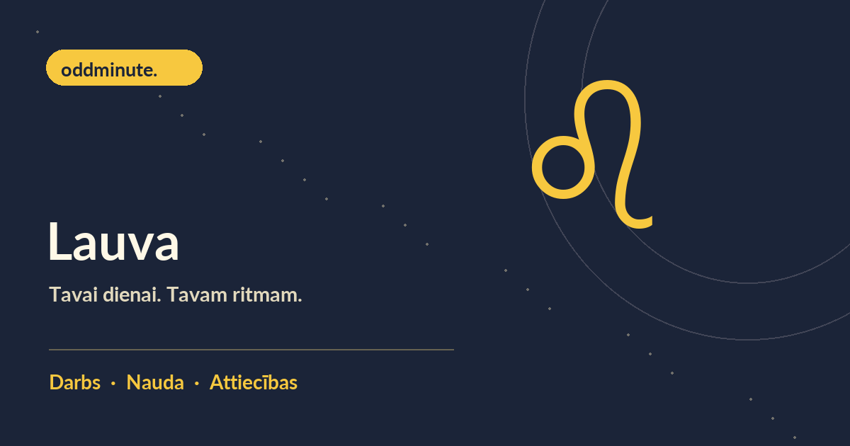 Lauva – dienas horoskops