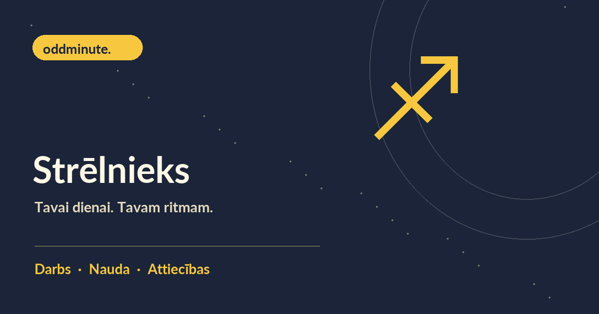 Strēlnieks – dienas horoskops
