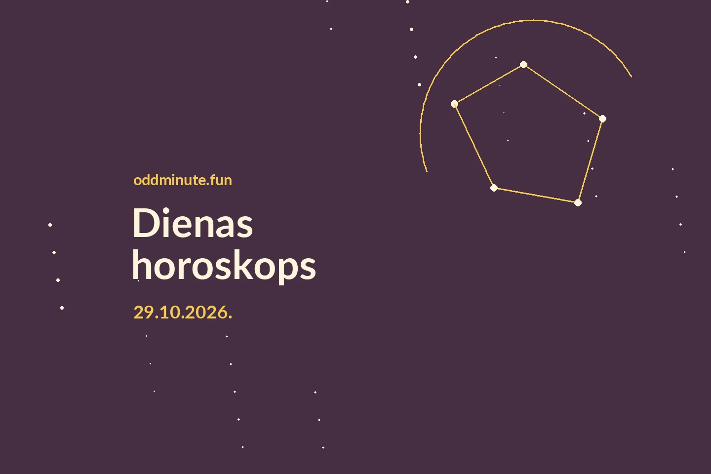 Mazāk steigas, vairāk gandarījuma: horoskops 29. oktobrim