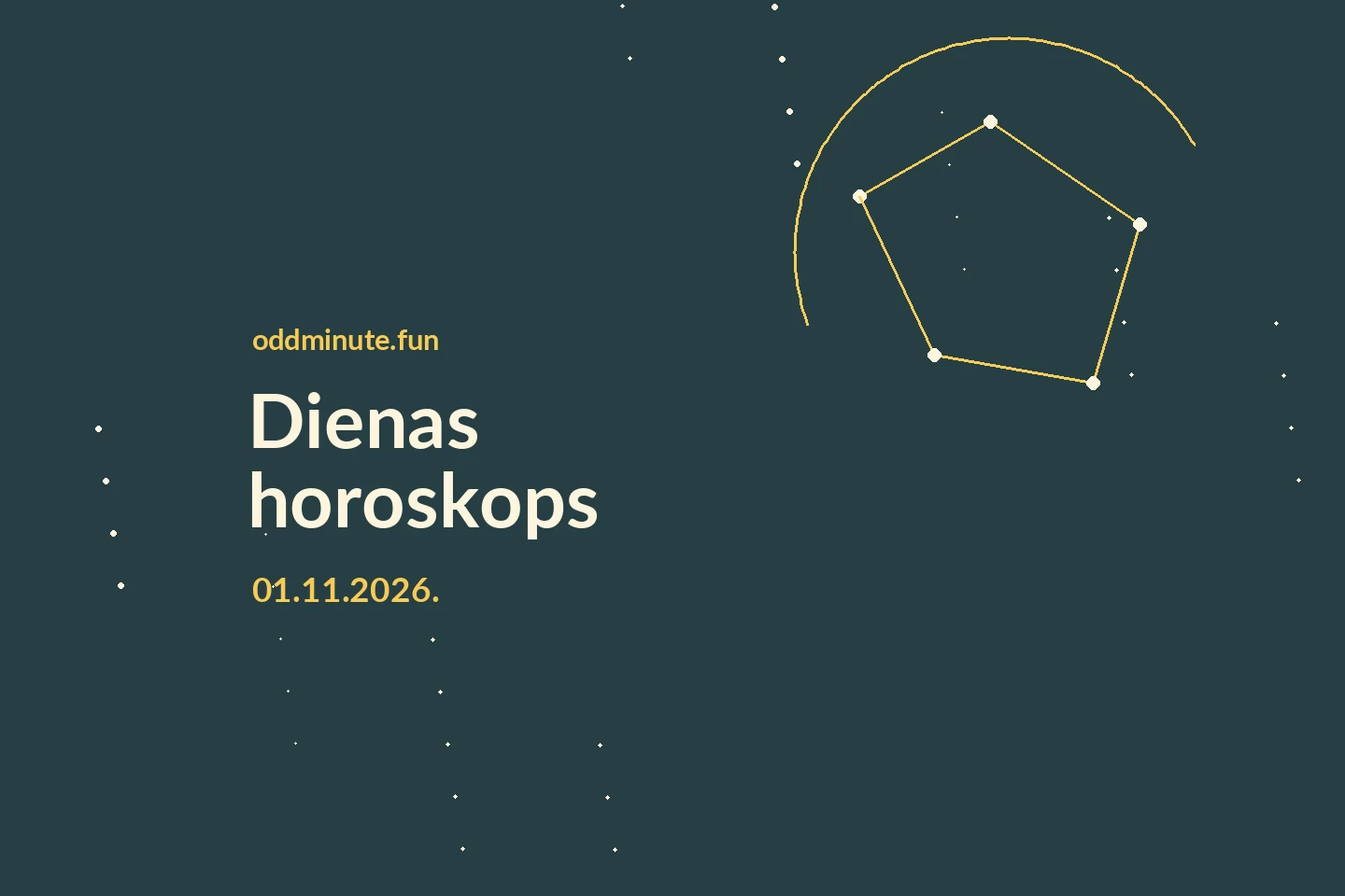 Jauns mēnesis nav jauns pienākumu saraksts: horoskops 1. novembrim